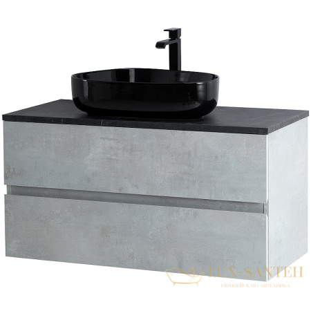 тумба под раковину cezares molveno 46 molveno 46-100-2c-so-bet 100 см подвесная, beton
