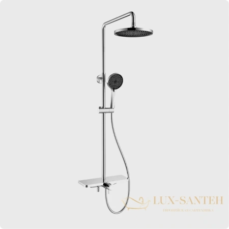 душевая система для ванны aquame aqm8002cr, хром