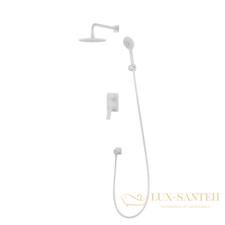 душевая система встраиваемая для душа lemark bronx lm3729mw, белый матовый
