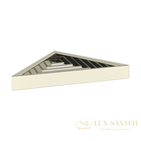 полка угловая gessi inverso accessories 20861.726, warm bronze br pvd