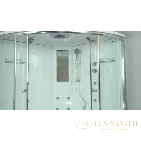 душевая кабина timo lux t-7735 135x135x230 см, стекло прозрачное