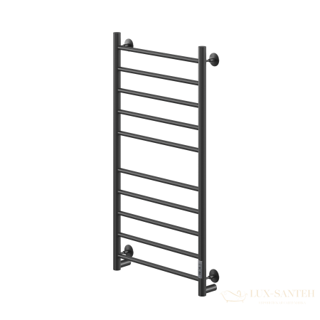 полотенцесушитель электрический кабельный ника way-2 100/50 ral9005 черный матовый u