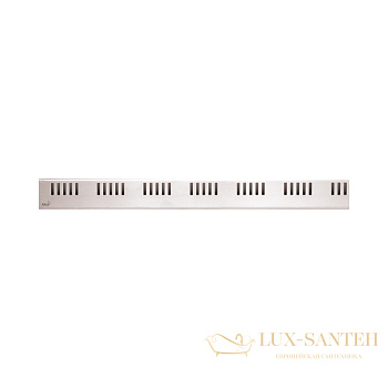 alcaplast решетка для водоотводящих желобов (apz1, apz4, apz12) дизайн dream, нерж. сталь, матовая dream-950m, 950 мм