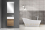 тумба под раковину belbagno kraft mini kraft mini-500/260-1a-so-rt-r 50 см r подвесная, rovere tabacco