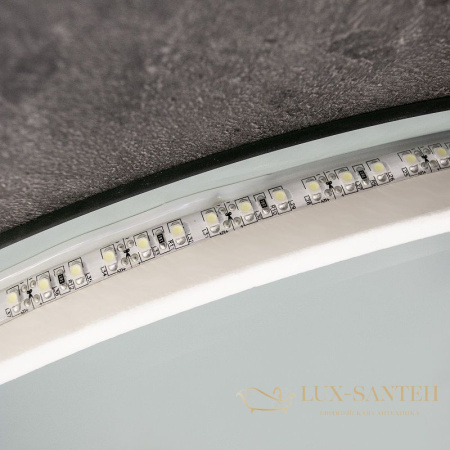 зеркало xpertials zoila 84354135-41703 овальное 80х60 см с led подсветкой: датчик вкл/выкл подсветки с диммером 