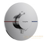 термостат для душа встраиваемый hansgrohe showerselect comfort s, 15559000, хром