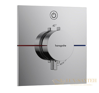 термостат для душа встраиваемый hansgrohe showerselect comfort e, 15571000, хром