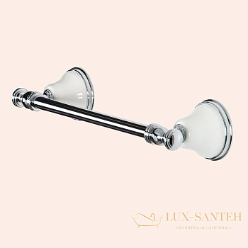 tw harmony 014, twha014bi х cr, полотенцедержатель 33,5см, подвесной, цвет белый х хром