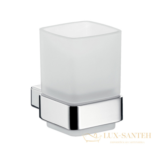 emco loft, 0520 016 00, стакан подвесной, цвет emco-steel х хрусталь