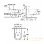 унитаз подвесной grohe essence безободковый 3957100h, белый