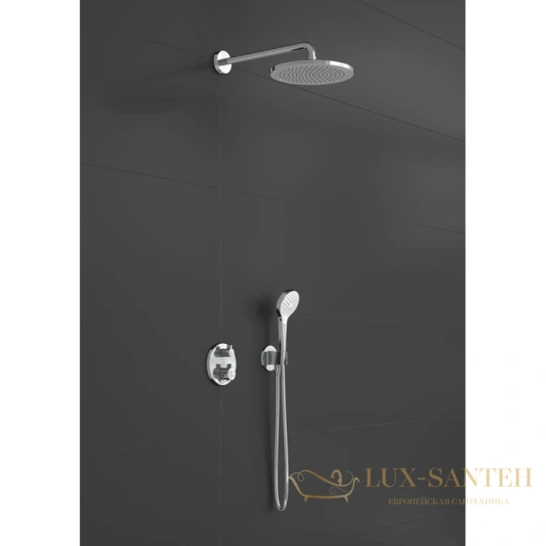 душевая система скрытого монтажа croma 280 1jet с ecostat s 27954000