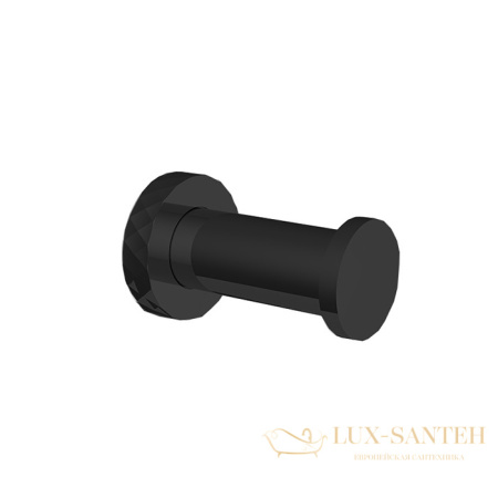 крючок fima carlo frattini rotola, f6004/1ns, черный матовый