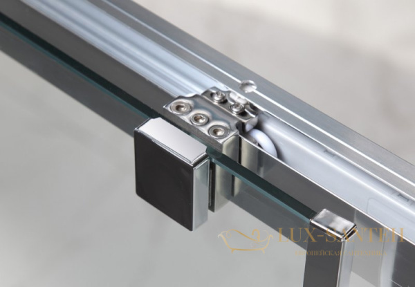душевой уголок cezares lux soft lux-soft-w-ah-1-130/90-c-cr-iv 130x200 профиль хром, стекло прозрачное