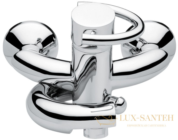 смеситель emmevi twist 6601cr для ванной, хром