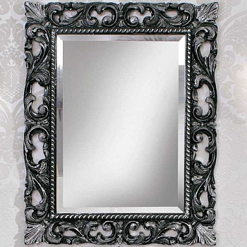 зеркало cezares 620/a 75 см, nero argento