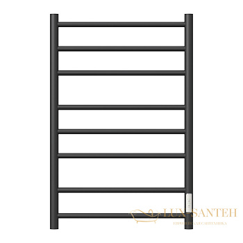 полотенцесушитель 500x800 электрический point аврора pn10858b п8 диммер справа, черный