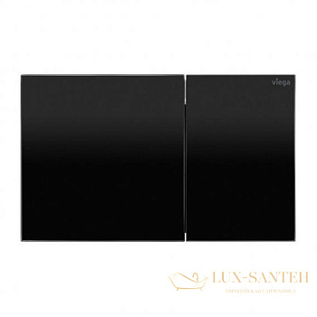 панель смыва viega prevista visign for more 200 773588, черное стекло