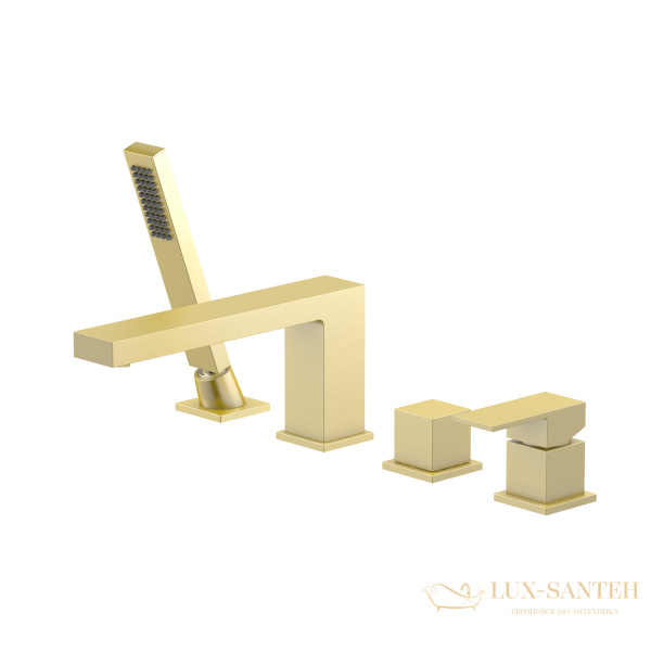 смеситель timo selene 2130/17y на борт ванны, золото матовое