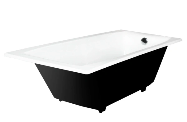 чугунная ванна wotte forma 150x70, forma 1500x700, цвет белый