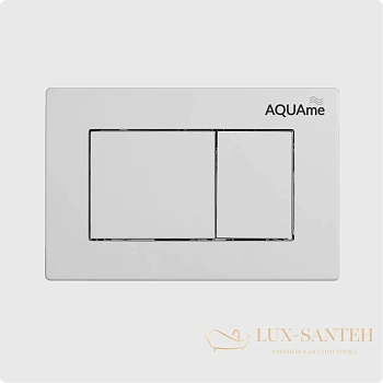 панель смыва aquame, aqm4102w, белый