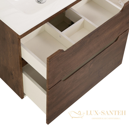 тумба под раковину belbagno etna-h60 etna-h60-800-2c-so-rw-p 80 см подвесная, rovere moro