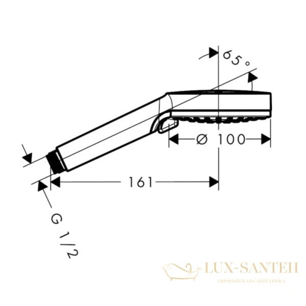 ручной душ hansgrohe 26090000