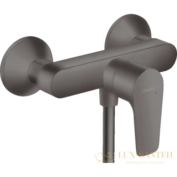 смеситель для душа hansgrohe talis e, 71760340, шлифованный черный хром