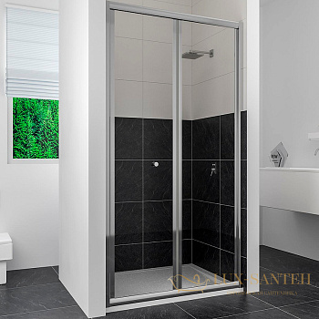 душевая дверь rgw classic 04092109-11 cl-21 90, профиль хром, стекло прозрачное