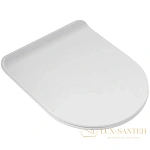 Сиденье для унитаза с микролифтом BelBagno BB901SC, белый/хром