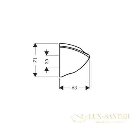 держатель ручного душа hansgrohe porter c 27521000 хром