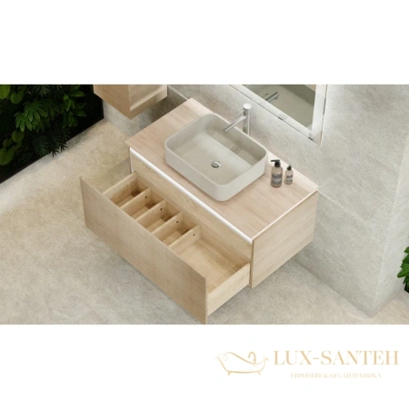 тумба jorno karat kar.01.100/p/bul 100 см, бук светлый