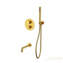 термостатическая система для ванны скрытого монтажа whitecross y yset10glb, брашированное золото