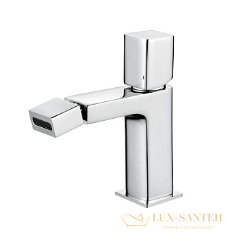 однорычажный смеситель aqg qb 01qbe200cr для биде без донного клапана, хром