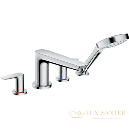 смеситель для ванны hansgrohe talis e 71748000 на 4 отверстия, хром