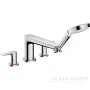 смеситель для ванны hansgrohe talis e 71748000 на 4 отверстия, хром
