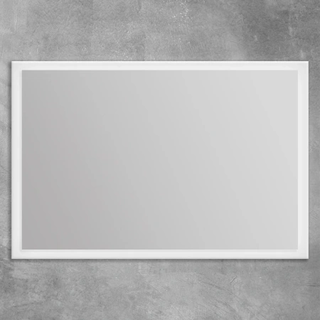 зеркало cezares 45009 120x80 см, белый глянец