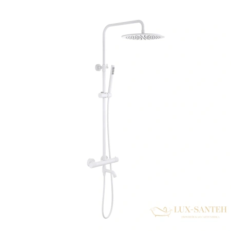 душевая система для ванны термостатическая timo saona sx-2380/16, белый матовый