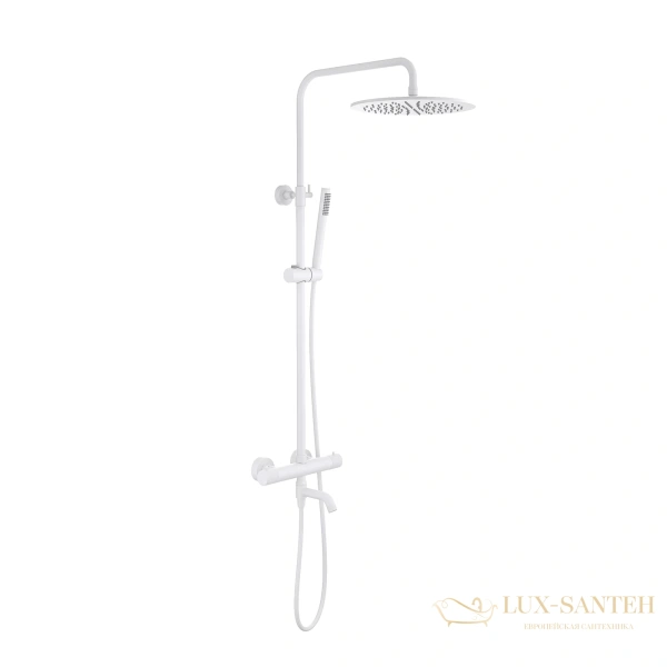 душевая система для ванны термостатическая timo saona sx-2380/16, белый матовый
