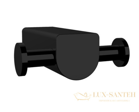 крючок двойной gessi rilievo 59522.299, black xl