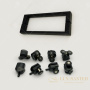 душевой уголок rgw classic 32095488-14 cl-54-b 80х80, профиль черный, стекло прозрачное