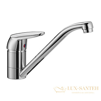 смеситель для кухни fima carlo frattini kitchen, f3207ncr, поворотный излив, хром