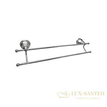 nicolazzi teide, 1498cr05, полотенцедржатель двойной 63см., подвесной, цвет хром