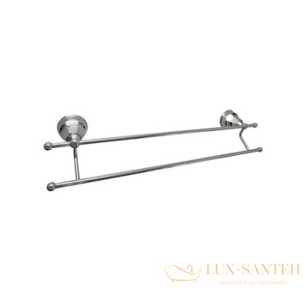 nicolazzi teide, 1498cr05, полотенцедржатель двойной 63см., подвесной, цвет хром