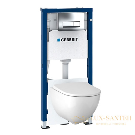 комплект унитаз с инсталляцией geberit acanto 500.128.21.a