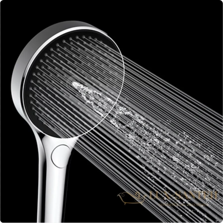 ручной душ aquame aqm8504mb, 3 режима, 120 мм, черный матовый