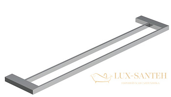 полотенцедержатель двойной 600 мм, kludi vela c, 3198805, хром глянцевый