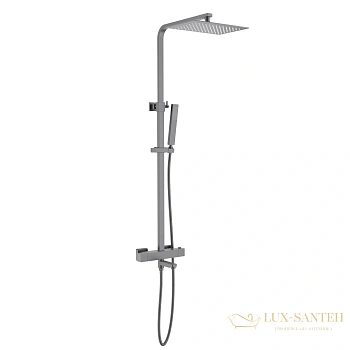 душевая система для ванны термостатическая timo tetra-thermo sx-0169/18, черное золото