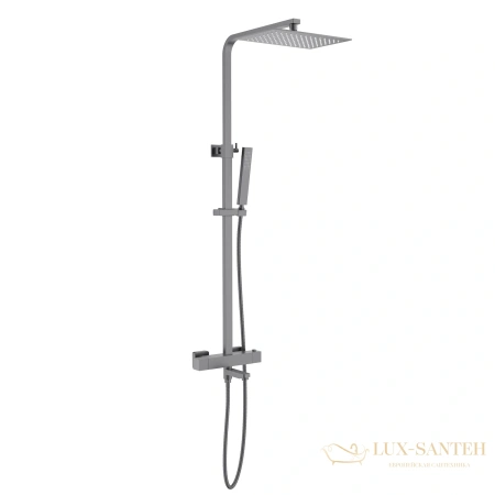 душевая система для ванны термостатическая timo tetra-thermo sx-0169/18, черное золото