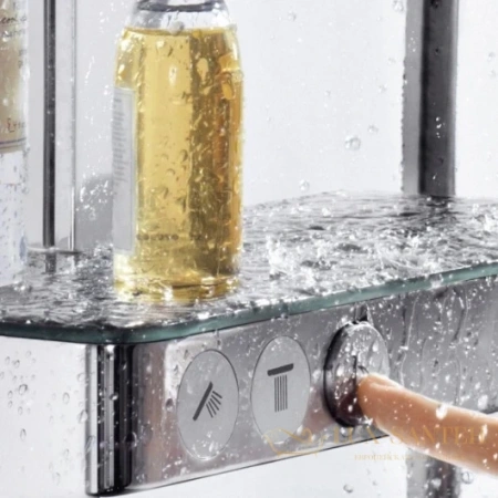 душевая стойка hansgrohe raindance select e 300 3jet 27127400 showerpipe белый/хром