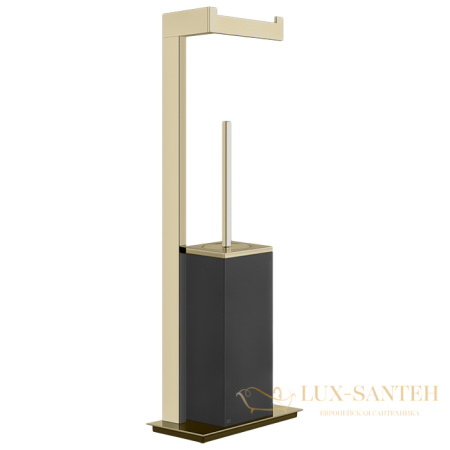 стойка с аксессуарами gessi inverso accessories 20934.727, brass brushed pvd